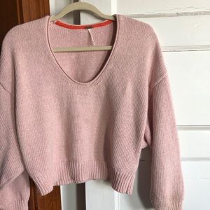 free people cozy thick knit sweater